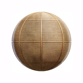 Dense wooden fence